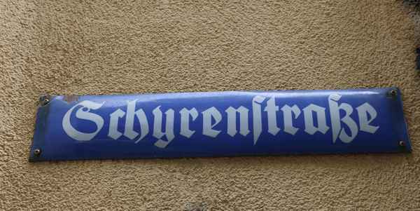 Nostalgie in blau-weiß