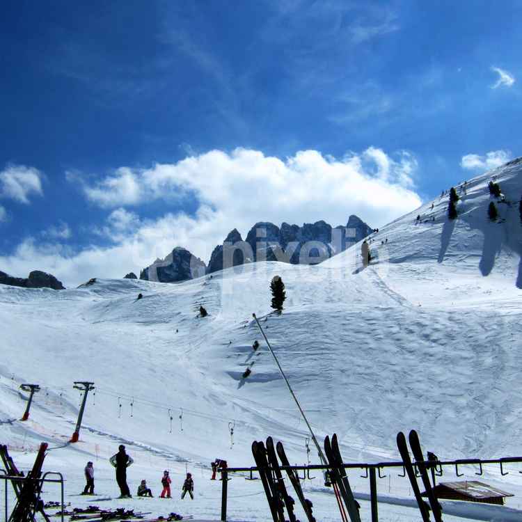 Dolomiten - Skiparadies am Grödnerjoch