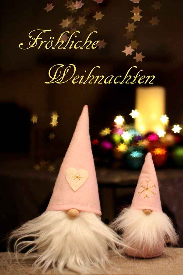 Weihnachtsgruss Wichtel
