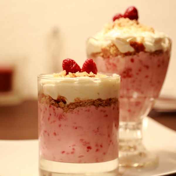 Quarkdesserts im Glas