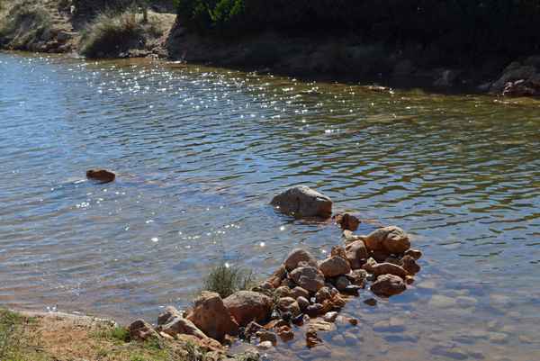 Steine im Wasser