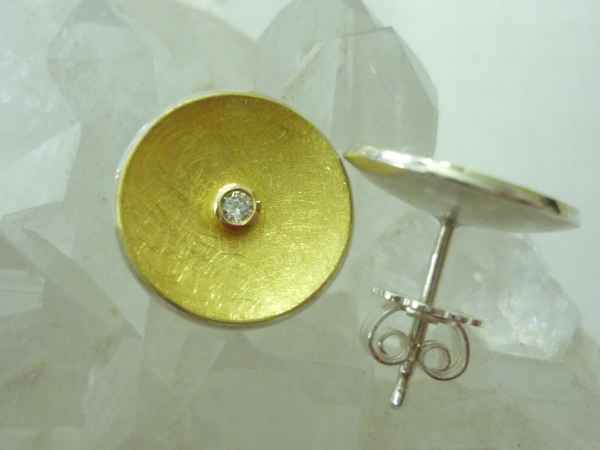 Ohrstecker rund