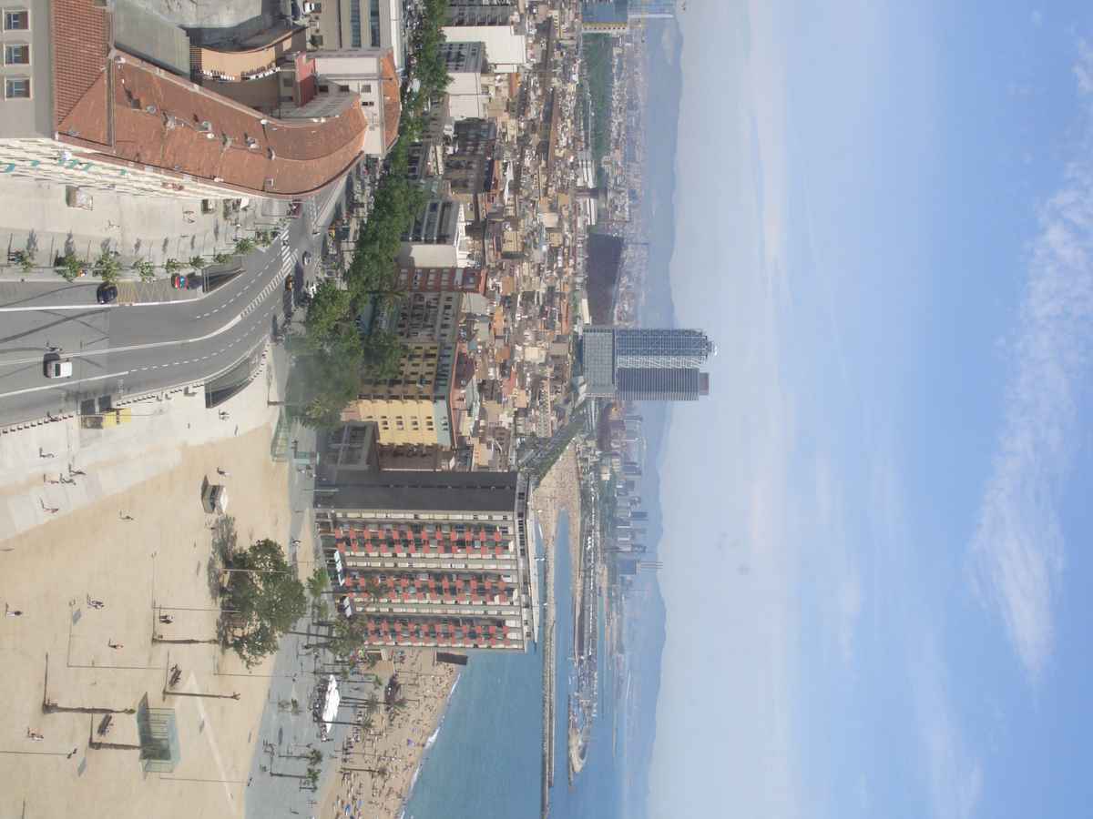 Blick auf den Hafen von Barcelona