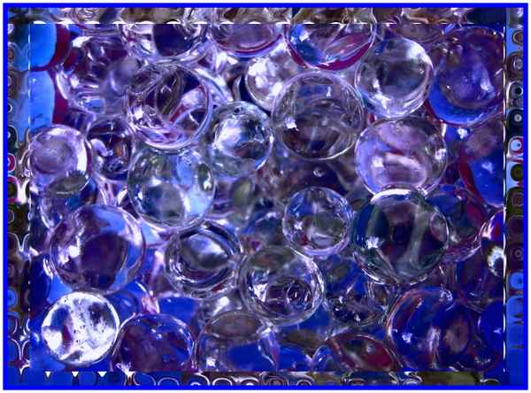 ~ Blaue Wasserperlen~