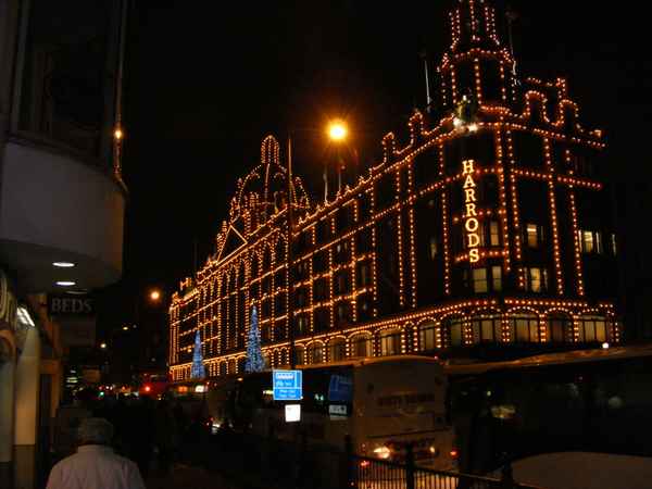Harrods zur Weihnachtszeit