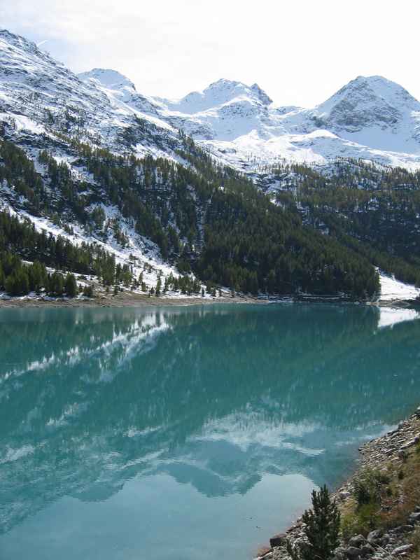 Gipfel im Schnee