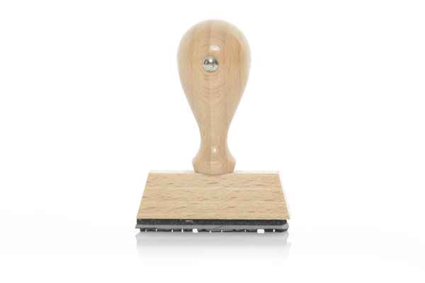 Holzstempel blanko