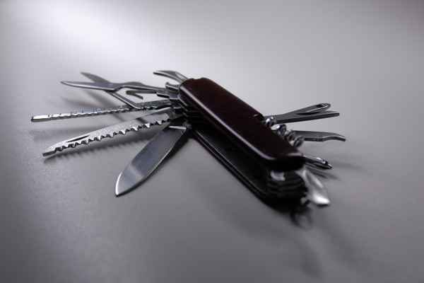 Taschenmesser offen