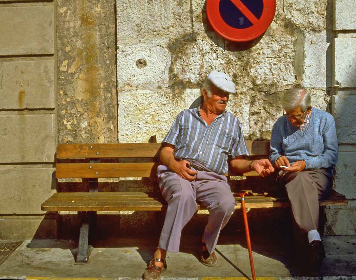 Senioren in Nizza