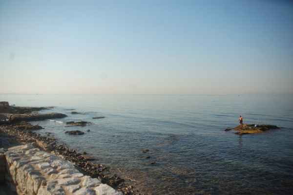 Angler in Paleo Faliro (Piräus)