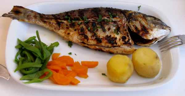 Gegrillte Dorade