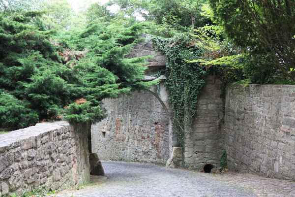 Romantischer Gang zum Schloss