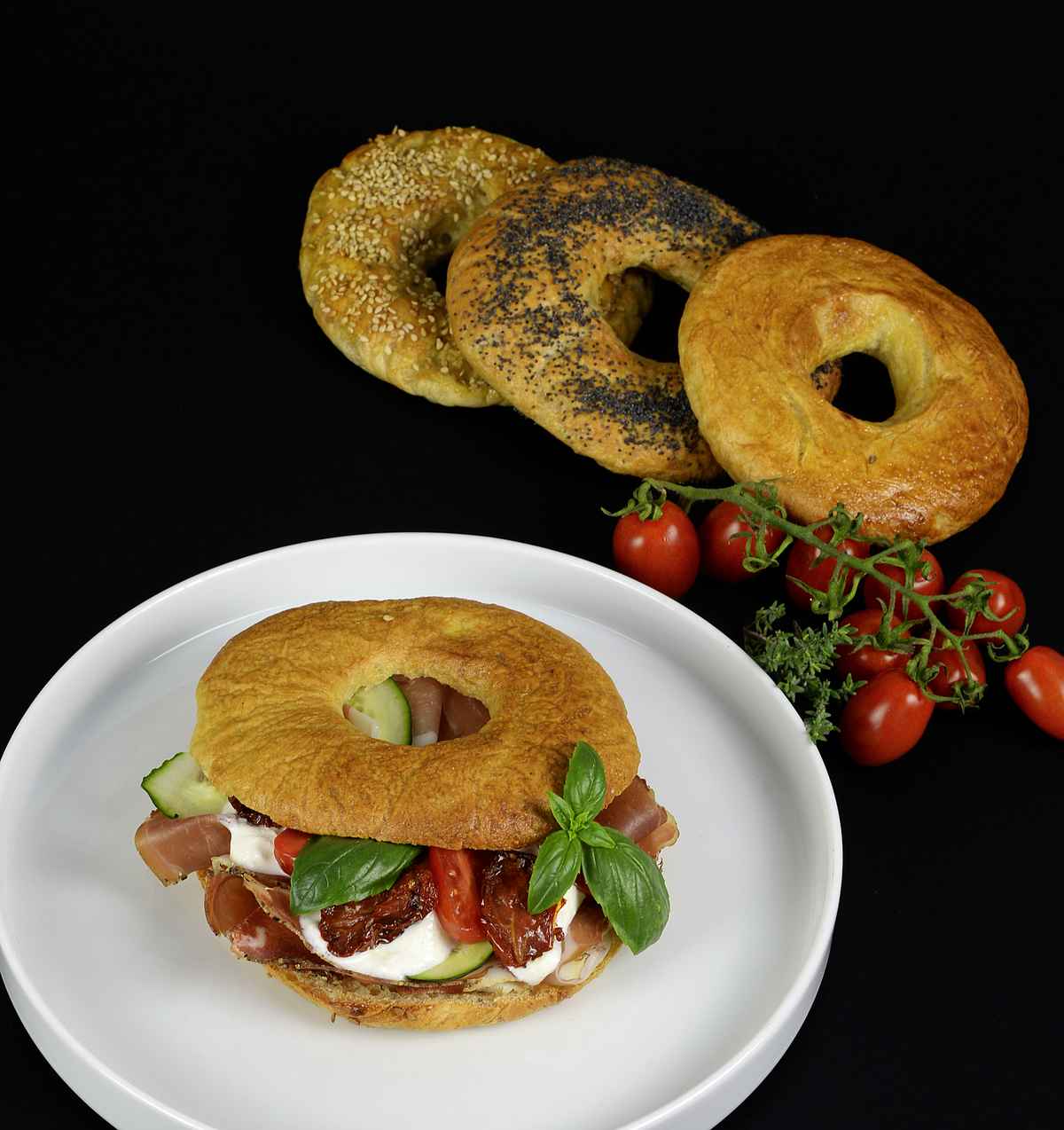 Bagels, Beigels gefüllt