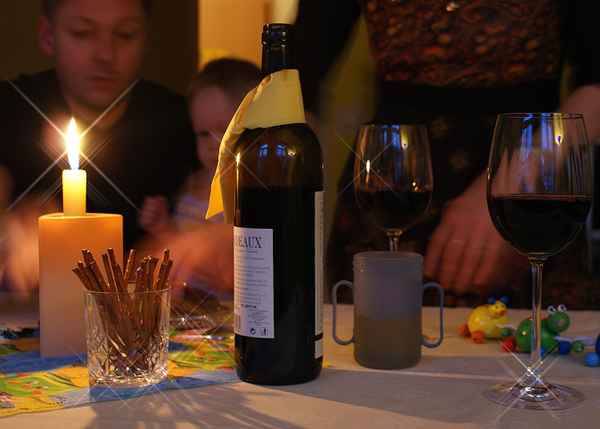 Bei einem Gläschen Wein