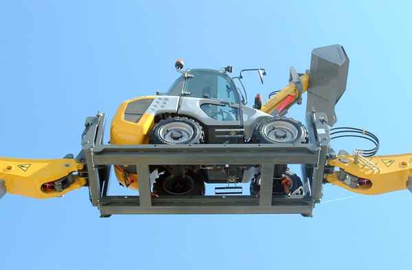 Bagger fliegt!
