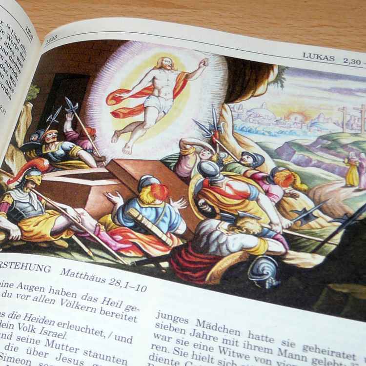 Auferstehung - Kupferstich von Matthäus Merian