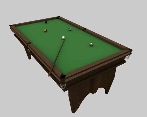 3D Billardtisch