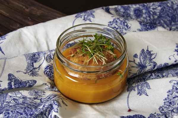 Veganes Menü: Süßkartoffelcreme