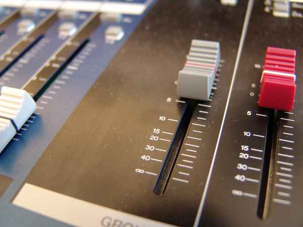 Mischpult Fadergruppe