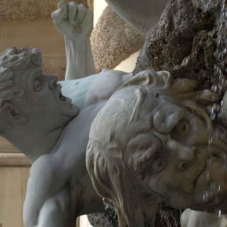 Unfall? (Detail an der Wiener Hofburg)