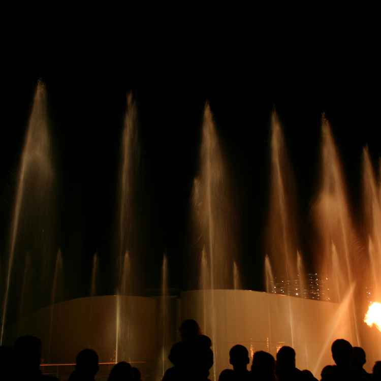 Wasserspiele in der Autostadt