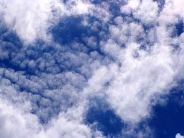 Schöne Wolkenformation