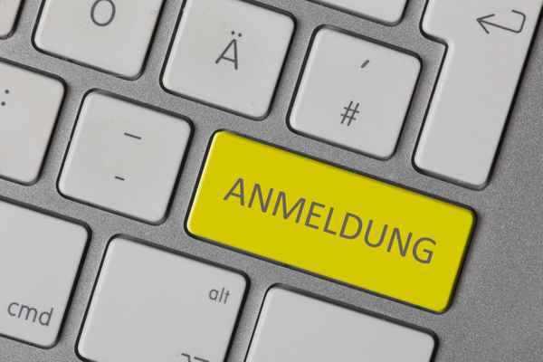 Anmeldung (gelb)