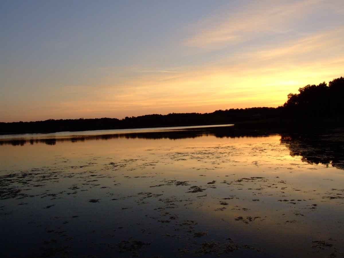 Abends am See