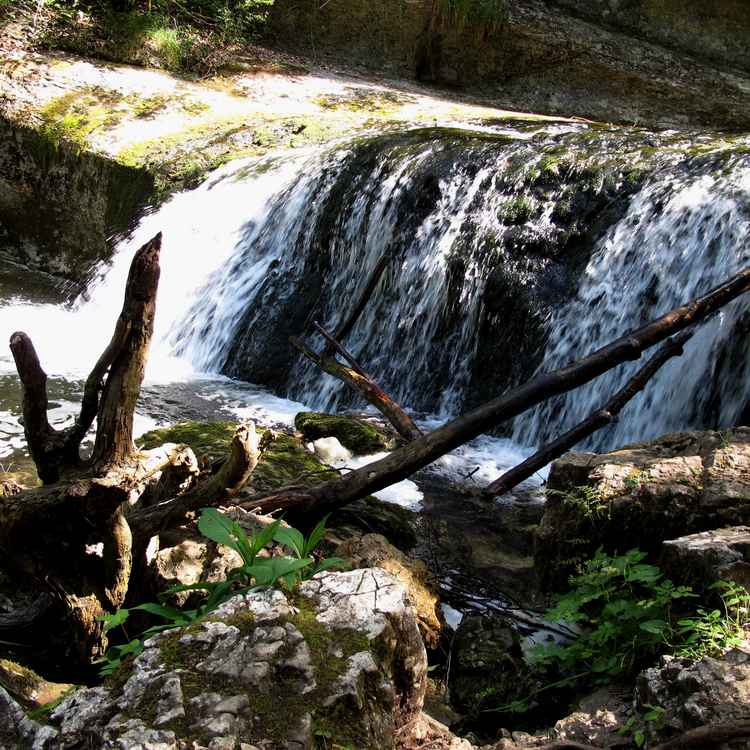 Idylle am Wasserfall