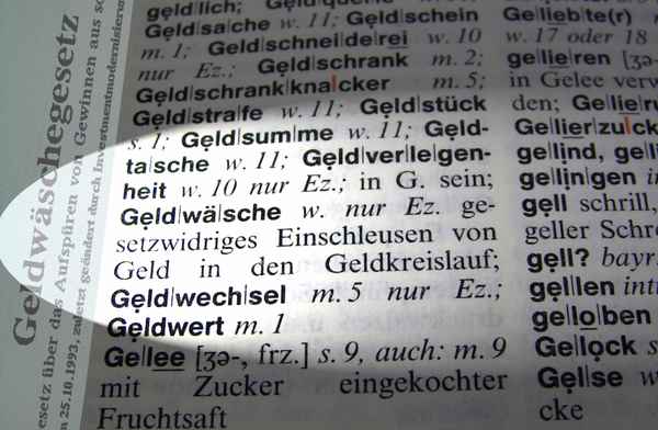 Geldwäsche