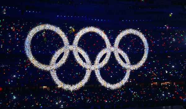 Olympische Ringe - Eröffnungsfeier Peking 2008