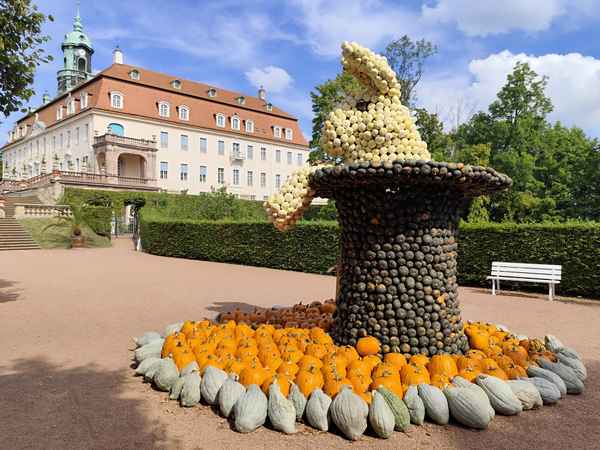 K&uuml;rbisfestival in Schloss &amp; Park Lichtenwalde