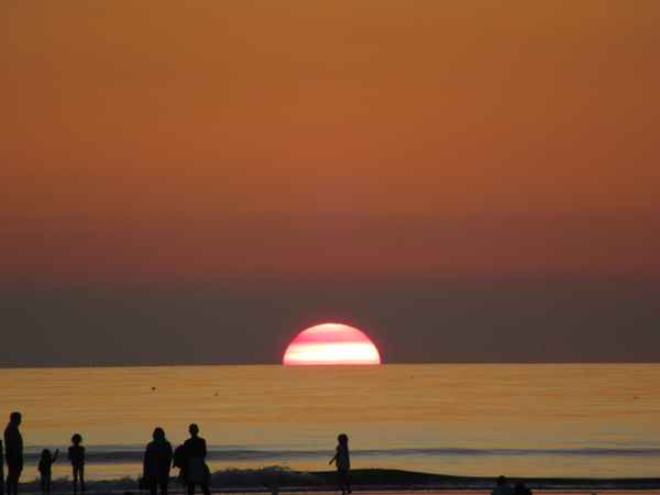 Sonnenuntergang an der Nordsee