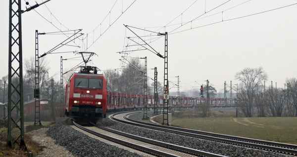Die Bahn im Regen