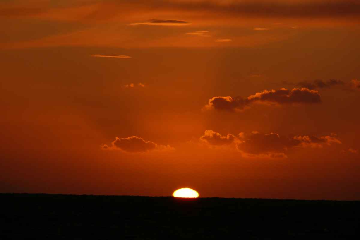 Sonnenuntergang an der Ostsee