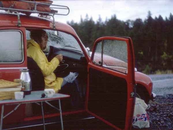 Picknick  im Auto