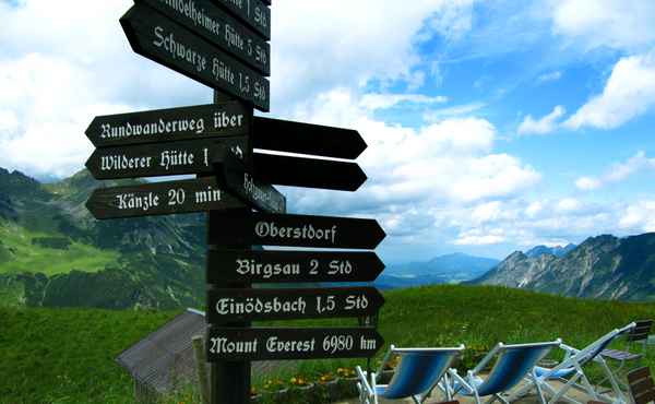 Pause oder weiter wandern?