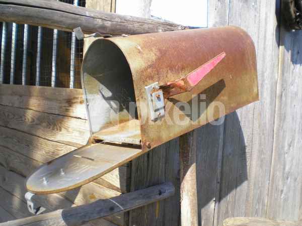 Offener amerikanischer Briefkasten
