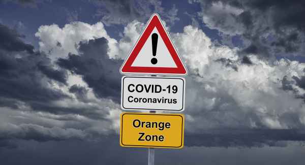 Corona-Ampel – orange Zone