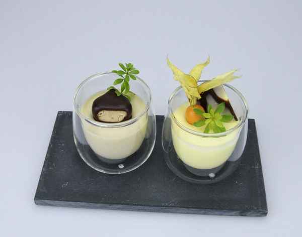 Bayerische Creme in zwei Varianten