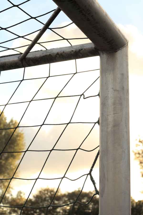 Fußballtorausschnitt