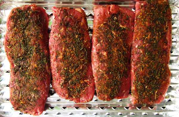 Lammlachs grillfertig gewürzt