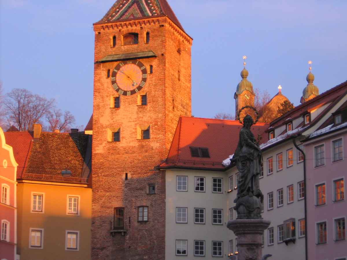 Landsberg im Abendlicht