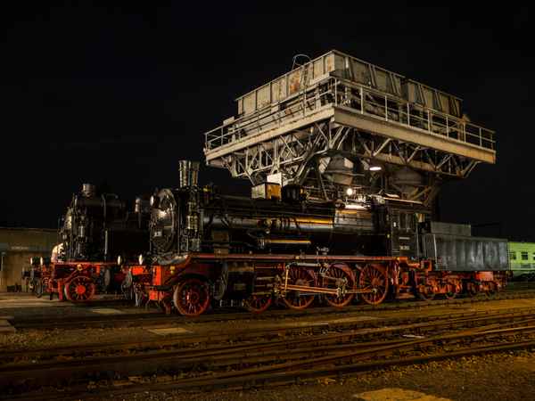Nächtliche Eisenbahnromantik