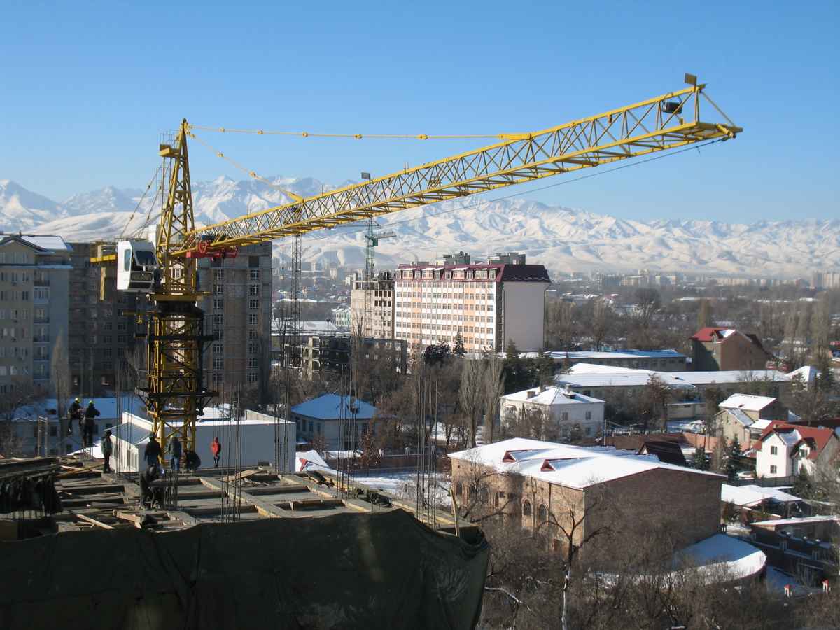 Kirgisischer Bauboom