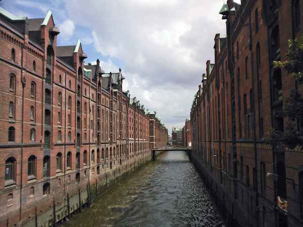 Kanal in der Speicherstadt