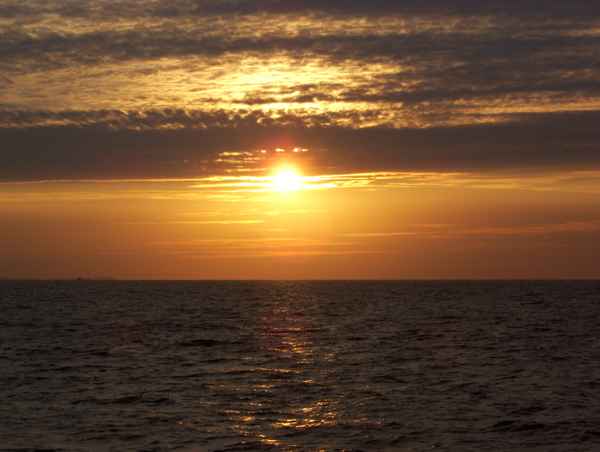 Sonnenuntergang am Meer