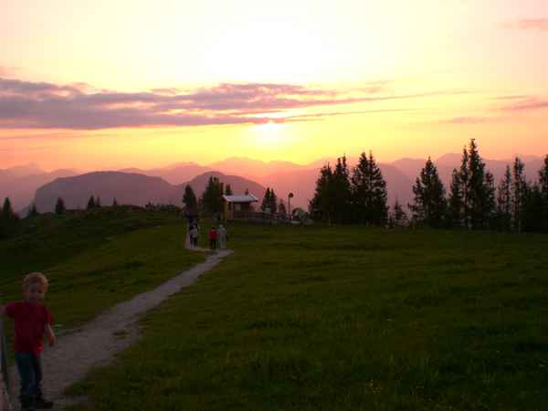 Tiroler Sonnenuntergang