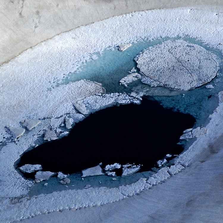 Flying over Iceland ....