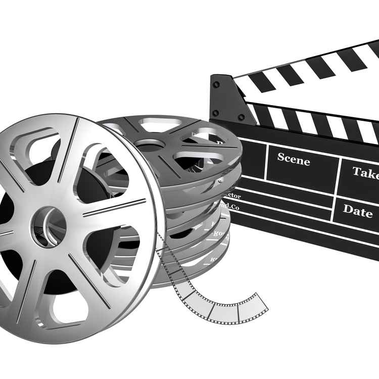 Filmklappe aufeinander